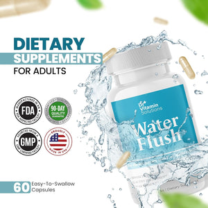 Dr Vitamins Diuretic Water Pills for Weight Control - Instant Natural Relief from Bloat and Swelling 120 Caps