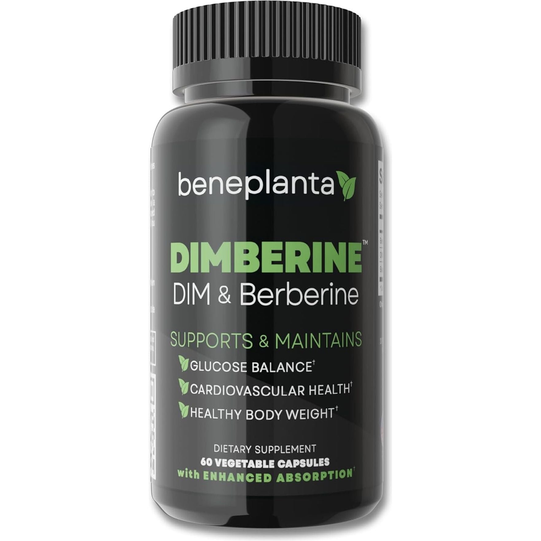 DIM & Berberine, High Purity Enhanced Absorption Formula - 60 Capsules