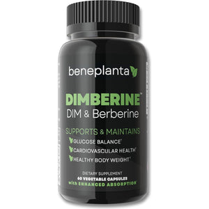 DIM & Berberine, High Purity Enhanced Absorption Formula - 60 Capsules