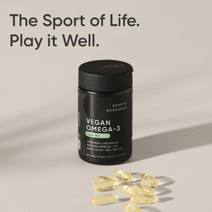 Sports Research® Vegan Omega-3 Fish Oil Alternative from Algae Oil - 60 Plantgel Capsules