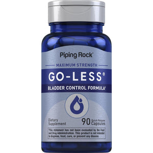 Piping Rock Bladder Control Pills | Go Less Bladder Health Formula 90 Capsules 