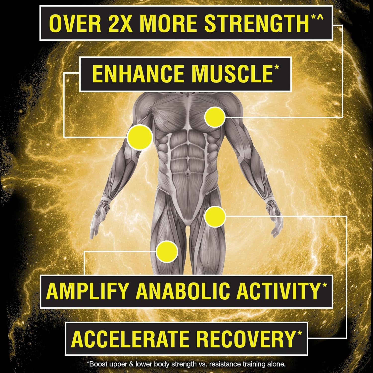 Nugenix Catalyst - Enhanced Muscle Builder and Muscle Recovery - 90 Capsules