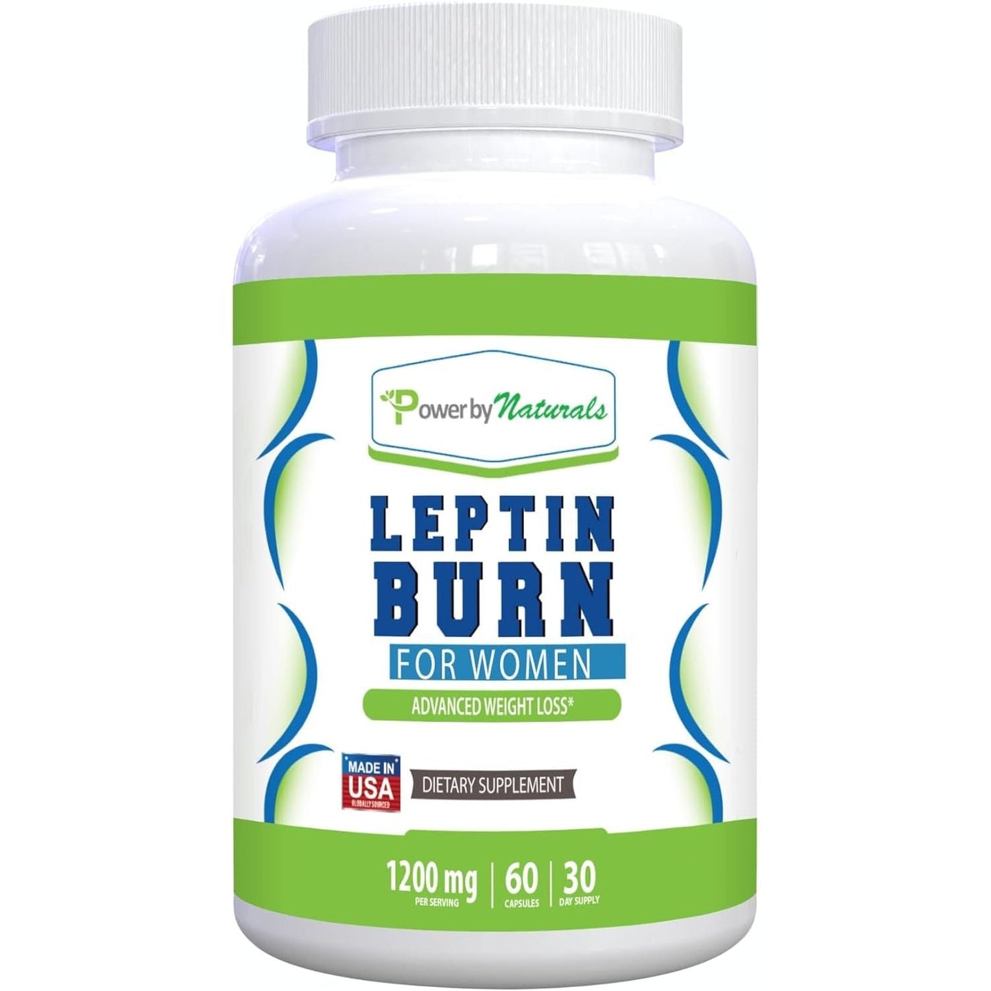 Power by Naturals Advanced Leptin Supplements for Weight Loss for Women 60 Capsules