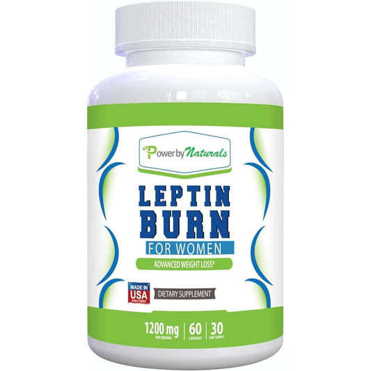 Power by Naturals Advanced Leptin Supplements for Weight Loss for Women 60 Capsules