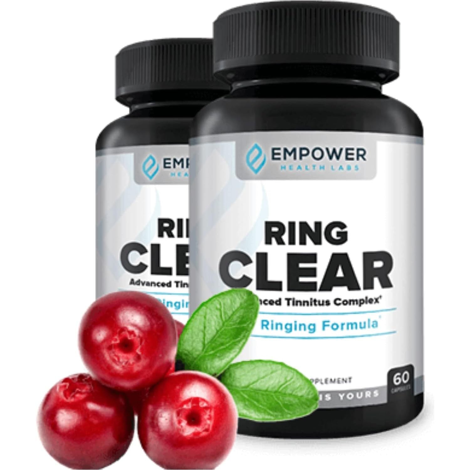 Ring Clear All-Natural Ear Buzz Relief Formula for Lasting Relief from Incessant Ear Buzzing - 30-Day Supply