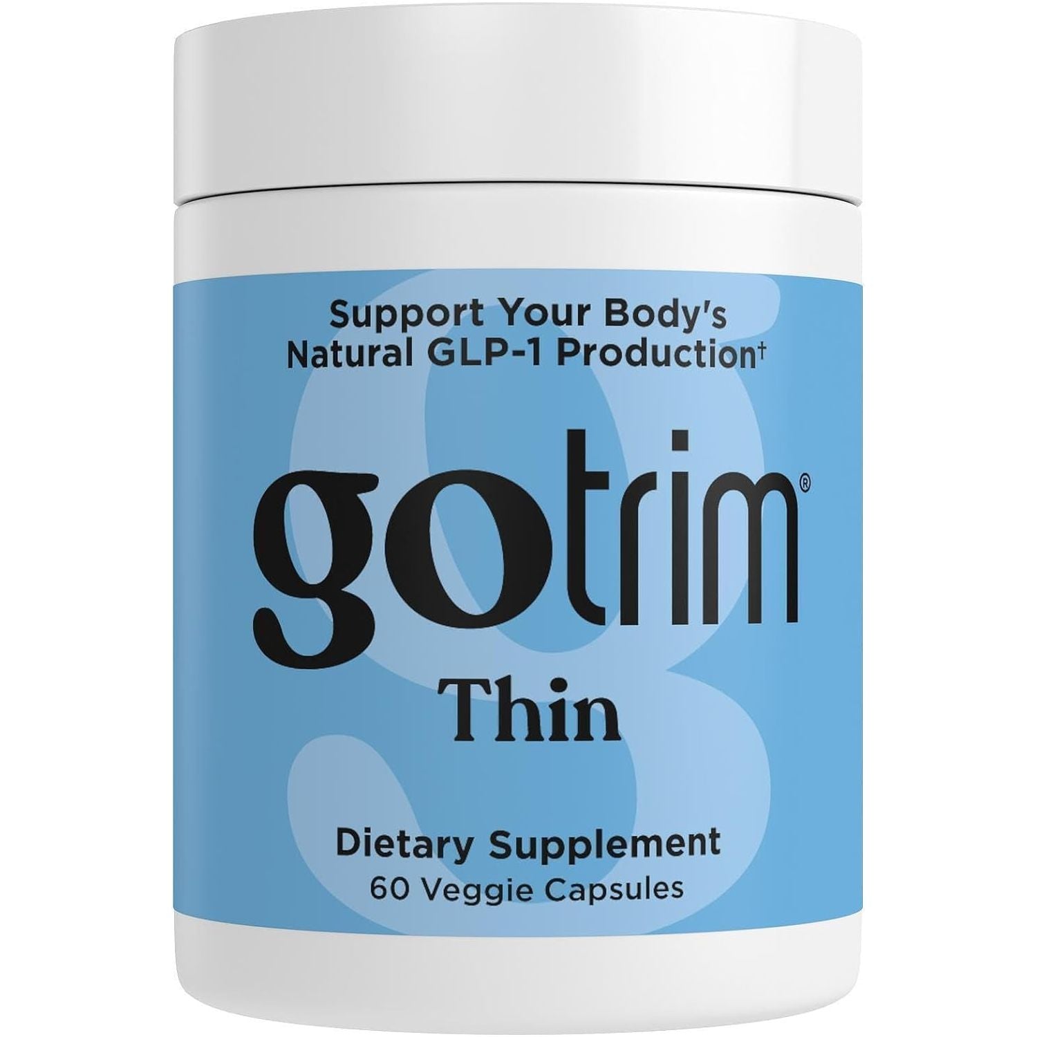 Gotrim® Thin – GLP-1 Support Supplement with Eriomin® Lemon Extract, Tribiome™ & Saffron 30 Capsules