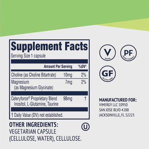 Vimergy Celeryforce – Nutrients and Amino Acids – Supports Your Wellness Routine  – 60 Capsules