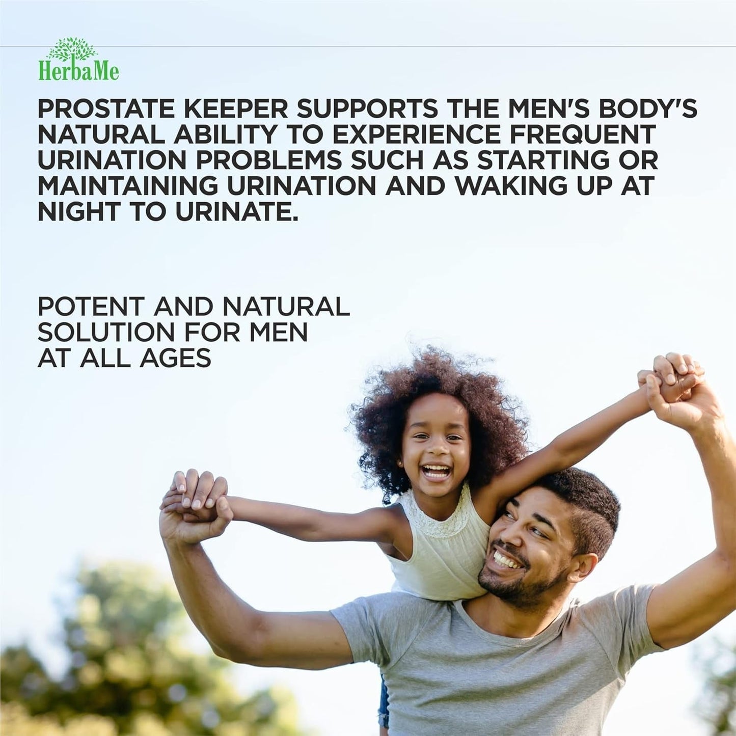 Prostate Support Supplement for Men with Saw Palmetto, Pygeum Bark, Pumpkin Seed and Zinc, 120 Capsules