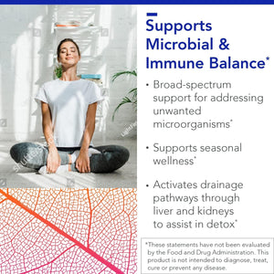 Olivirex High Potency Olive Leaf Combination by Biocidin - Immune Support Supplement (60Ct)