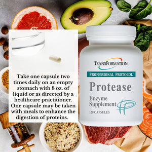 Transformation Enzymes Protease Digestive Supplement Advanced Formula 120 Capsules