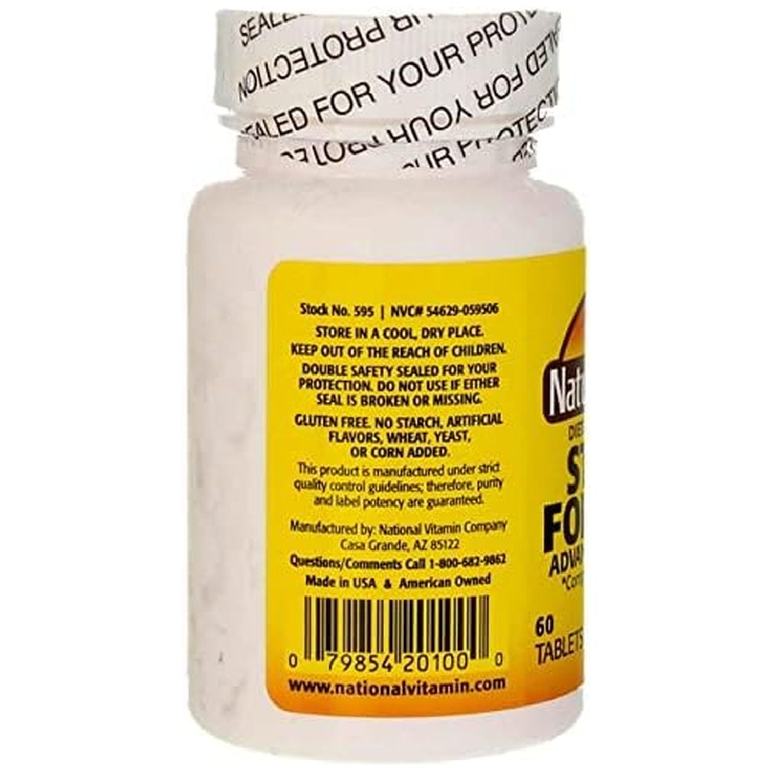 Nature'S Blend Stress Formula Vitamins 60 Tabs