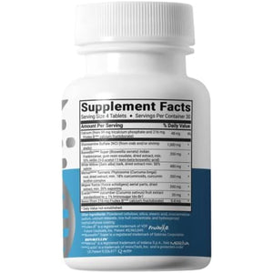 Advanced Joint Support Supplement, Relieve Joint Discomfort, Calcium, Glucosamine, 5-Loxin, Manufactured in the USA, 120 Tablets
