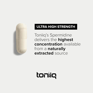 Toniiq Ultra Concentrated 500Mg Spermidine Supplements for Men and Women