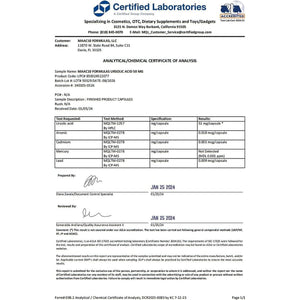 MAAC10 Ursolic Acid 50Mg | Sourced from Rosemary Extract | AMPK & Sirtuin Activator (100 Capsules) 