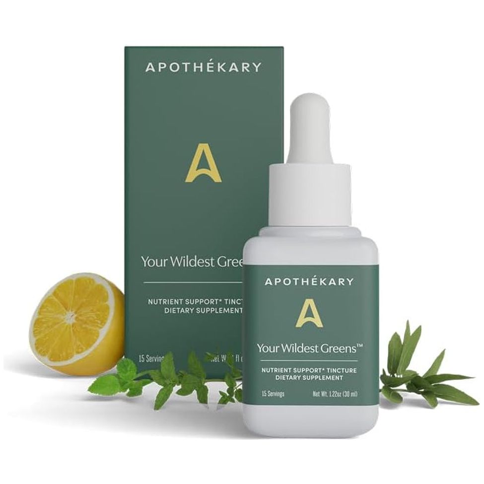 Apothékary Your Wildest Greens Tincture, All-In-One Daily Greens Superfood Supplement (15 Servings) 1.22Oz