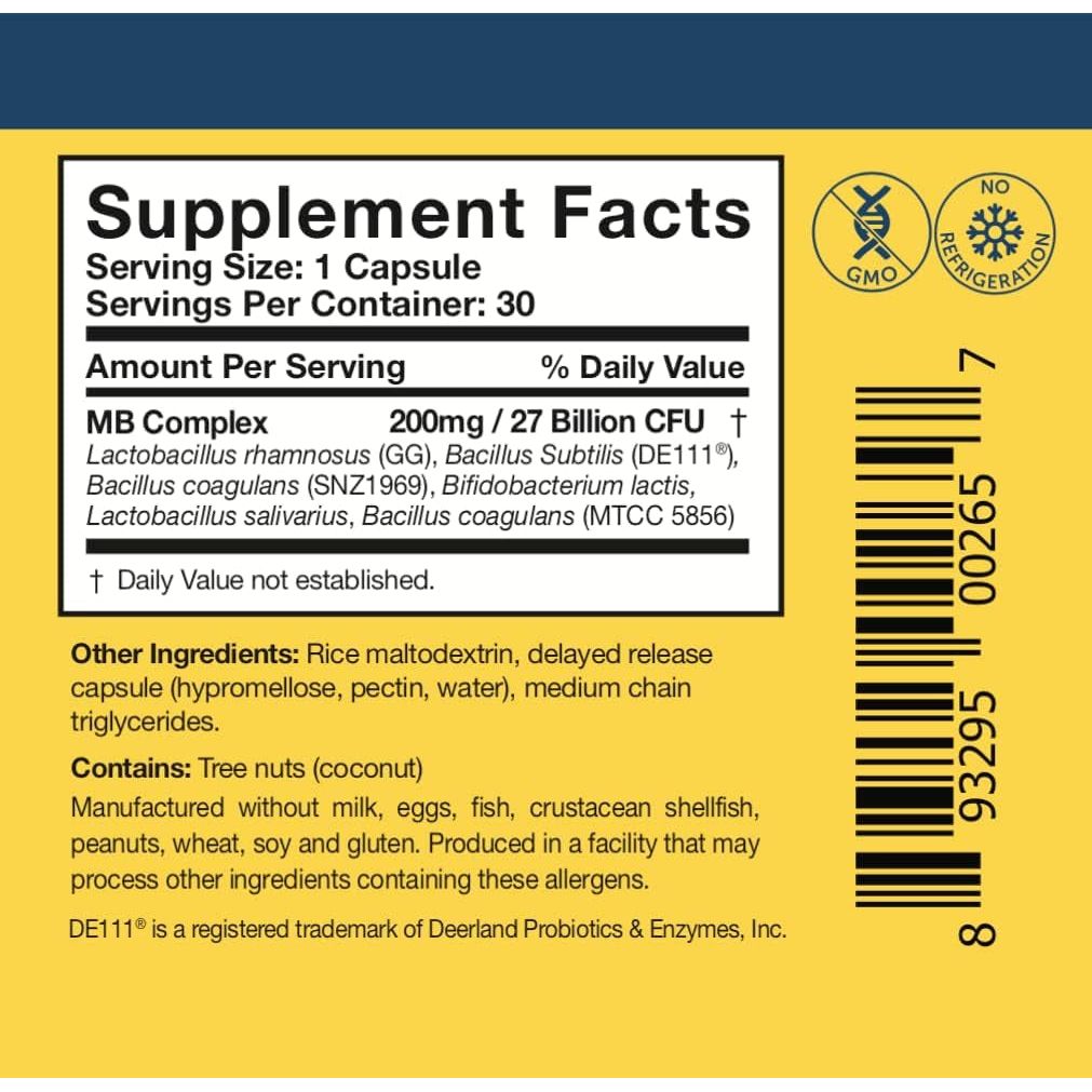 Researched Nutritionals Probiotics for Digestive Health - Multi-Biome (30 Capsules)