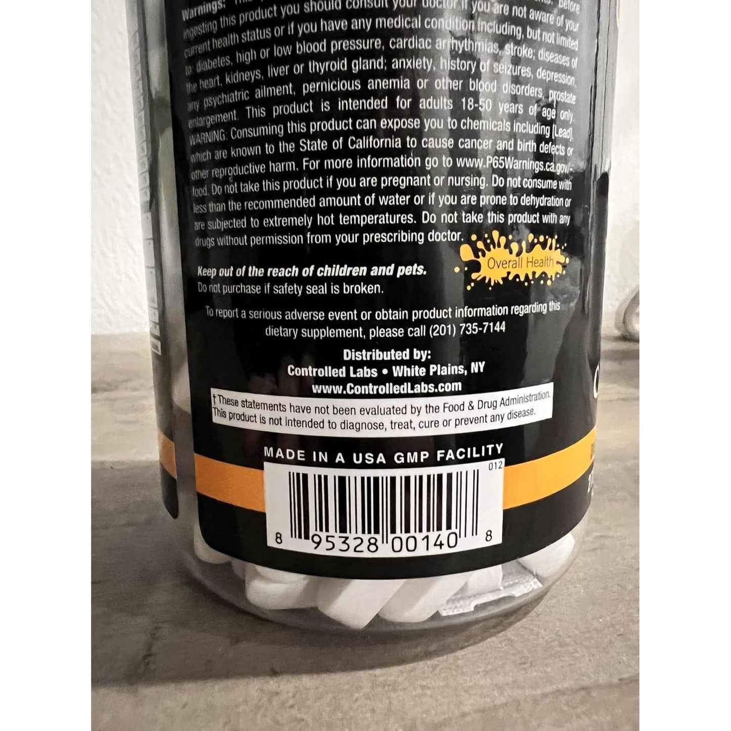 CONTROLLED LABS Orange Triad Daily Multivitamin for Workout, Digestion, Immune, and Joints, 45 Servings