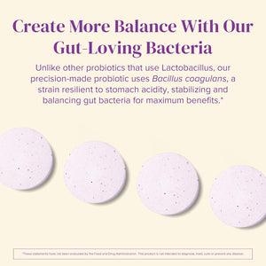 Barimelts Probiotic, 5 Billion CFU - Support Gut Health after Bariatric Surgery, Natural Cherry Flavor​ (For Women) 60 Tablets