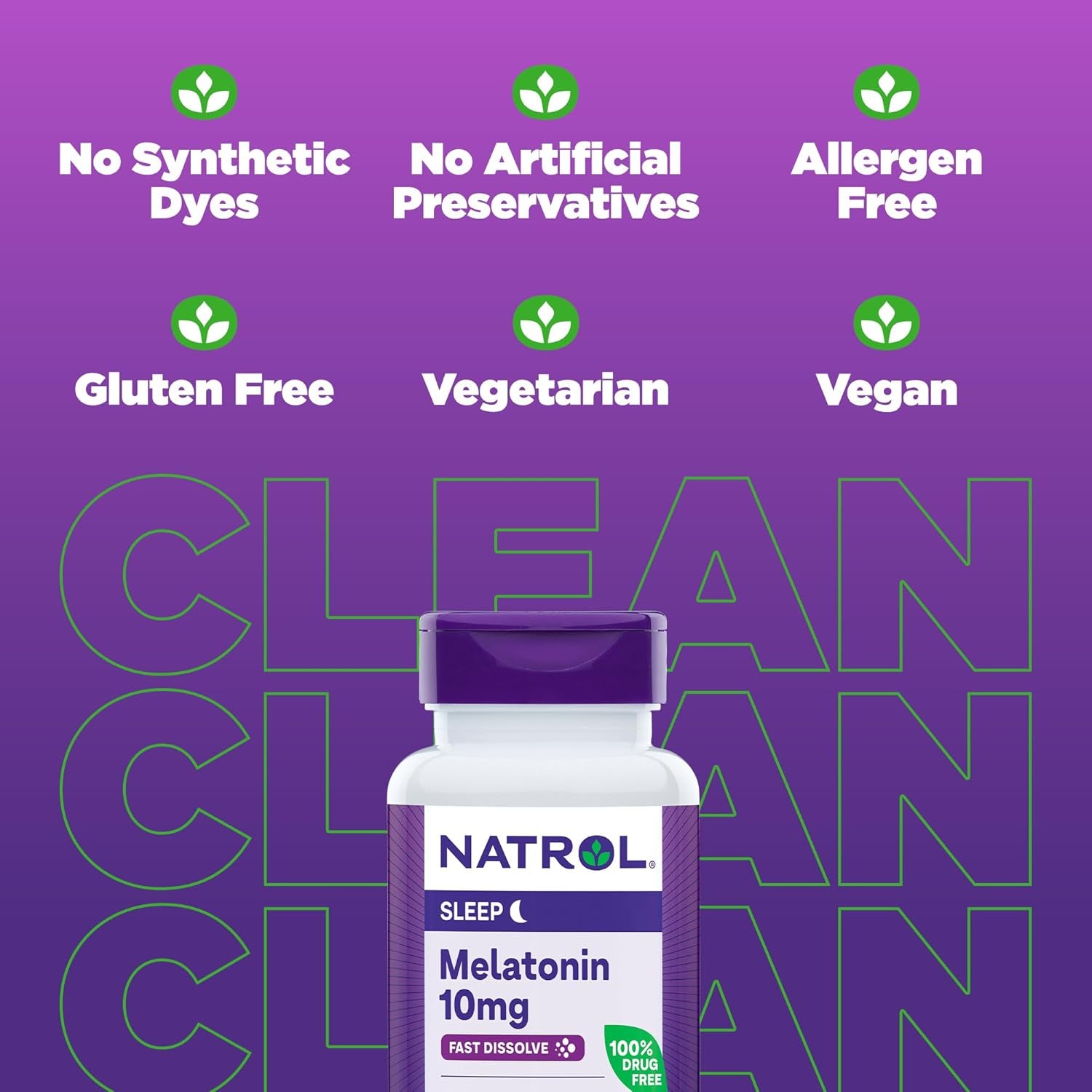 Natrol Fast Dissolve Melatonin 10 Mg, Melatonin Supplements 200 Day Supply