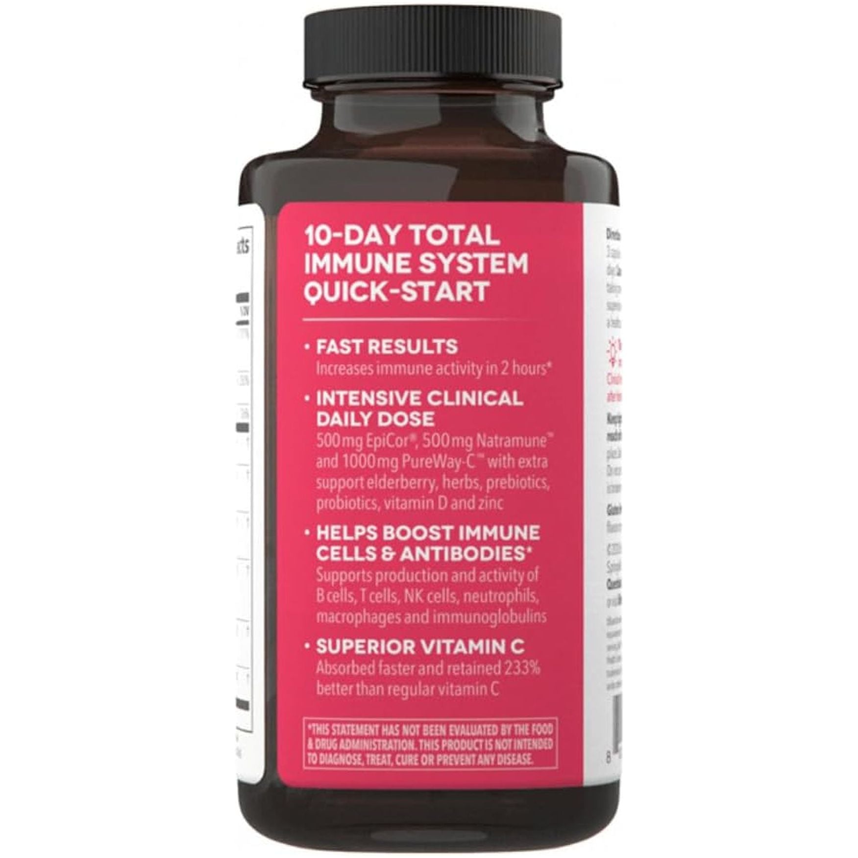 Lifeseasons Clinical Immunity - Immune System Support - Black Elderberry & Pre+Probiotics, 60 Count