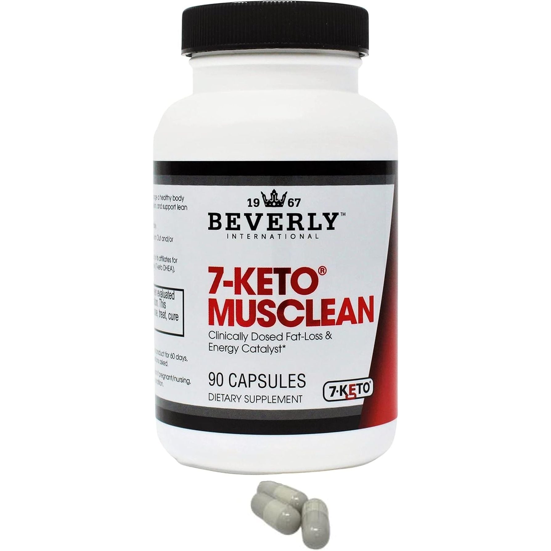 7-Keto Musclean. Potent Thermogenic Diet Pills Boost Fat-Burning Metabolism. Keto Diet - Reduce Overeating. 90 Caps