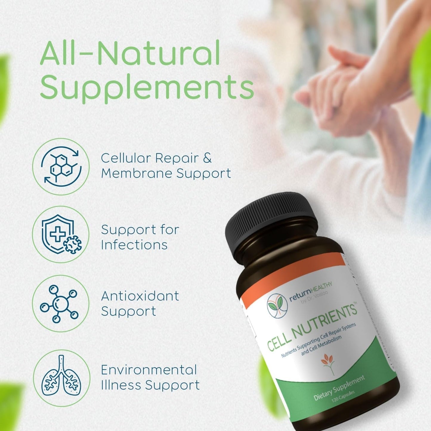 Cell Nutrients | Promotes Cell and Membrane Repair & Cell Metabolism 120 Caps
