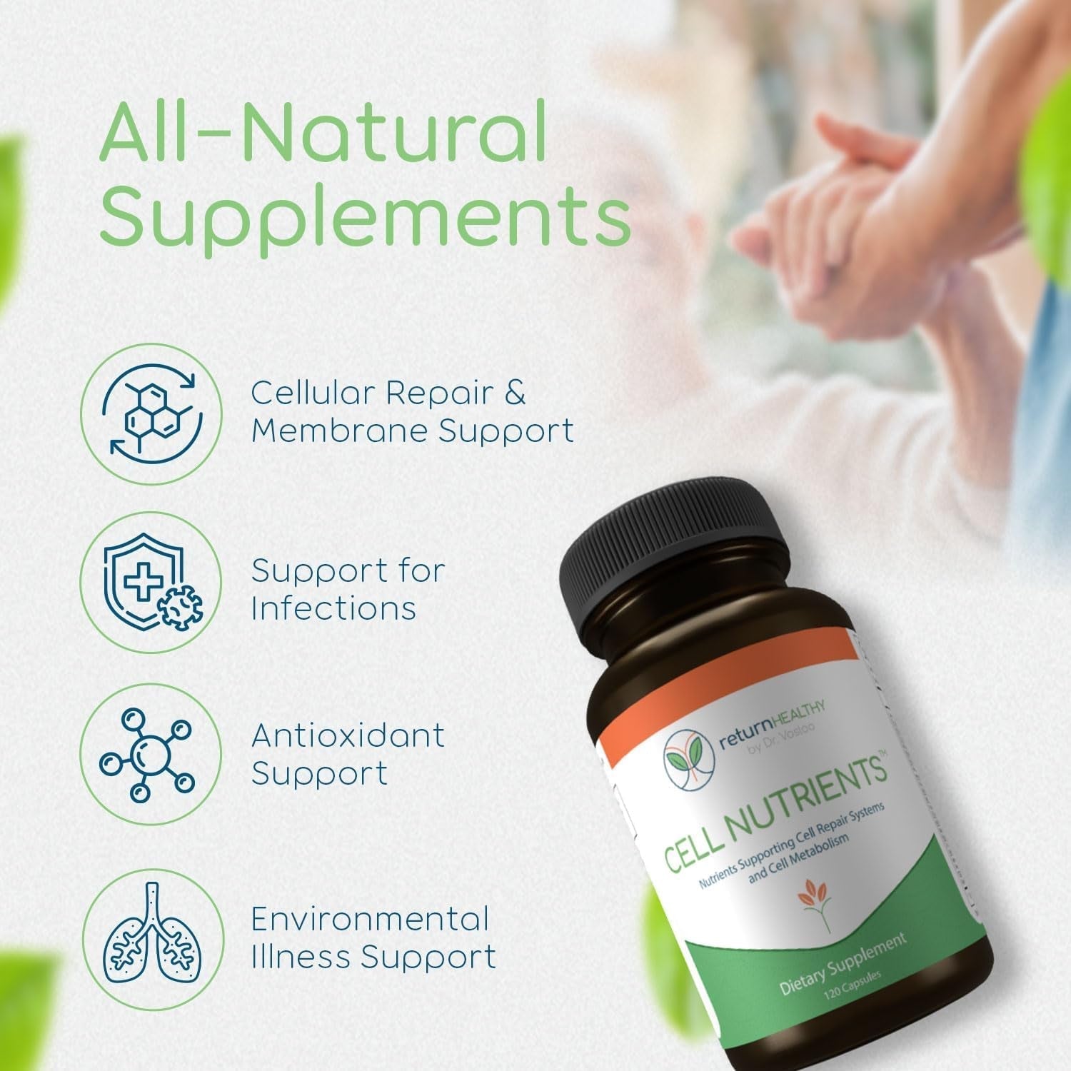 Cell Nutrients | Promotes Cell and Membrane Repair & Cell Metabolism 120 Caps