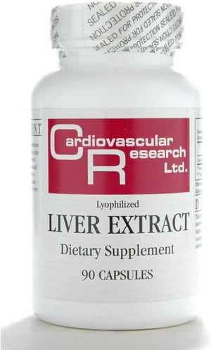 Ecological Formulas Liver Extract Lyophilized (90 Capsules) - Suppviv