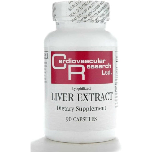 Ecological Formulas Liver Extract Lyophilized (90 Capsules) - Suppviv