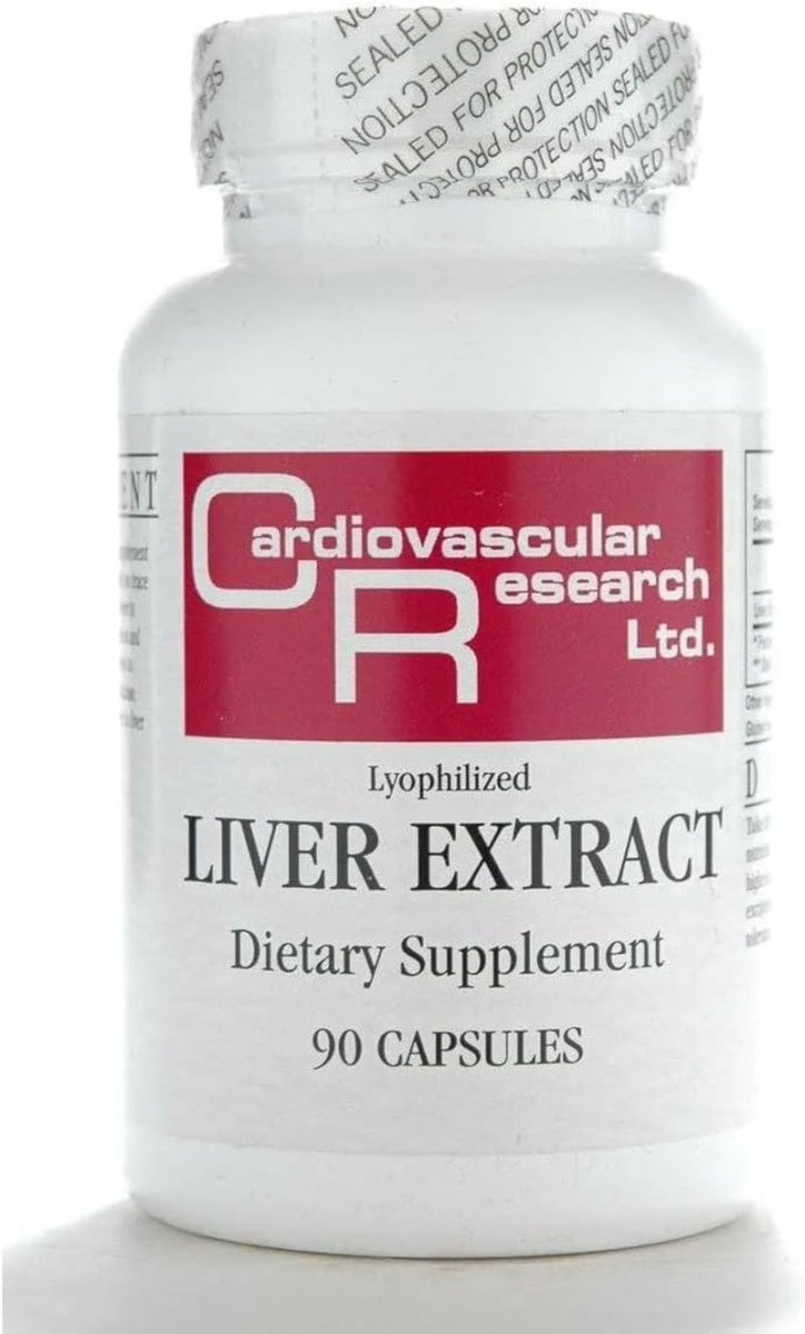 Ecological Formulas Liver Extract Lyophilized (90 Capsules) - Suppviv