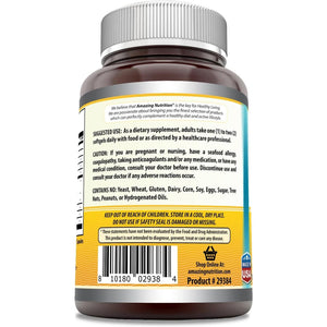 Amazing Omega Norwegian Cod Liver Oil 1250 Mg 120 Softgels (Fresh Orange Flavor)