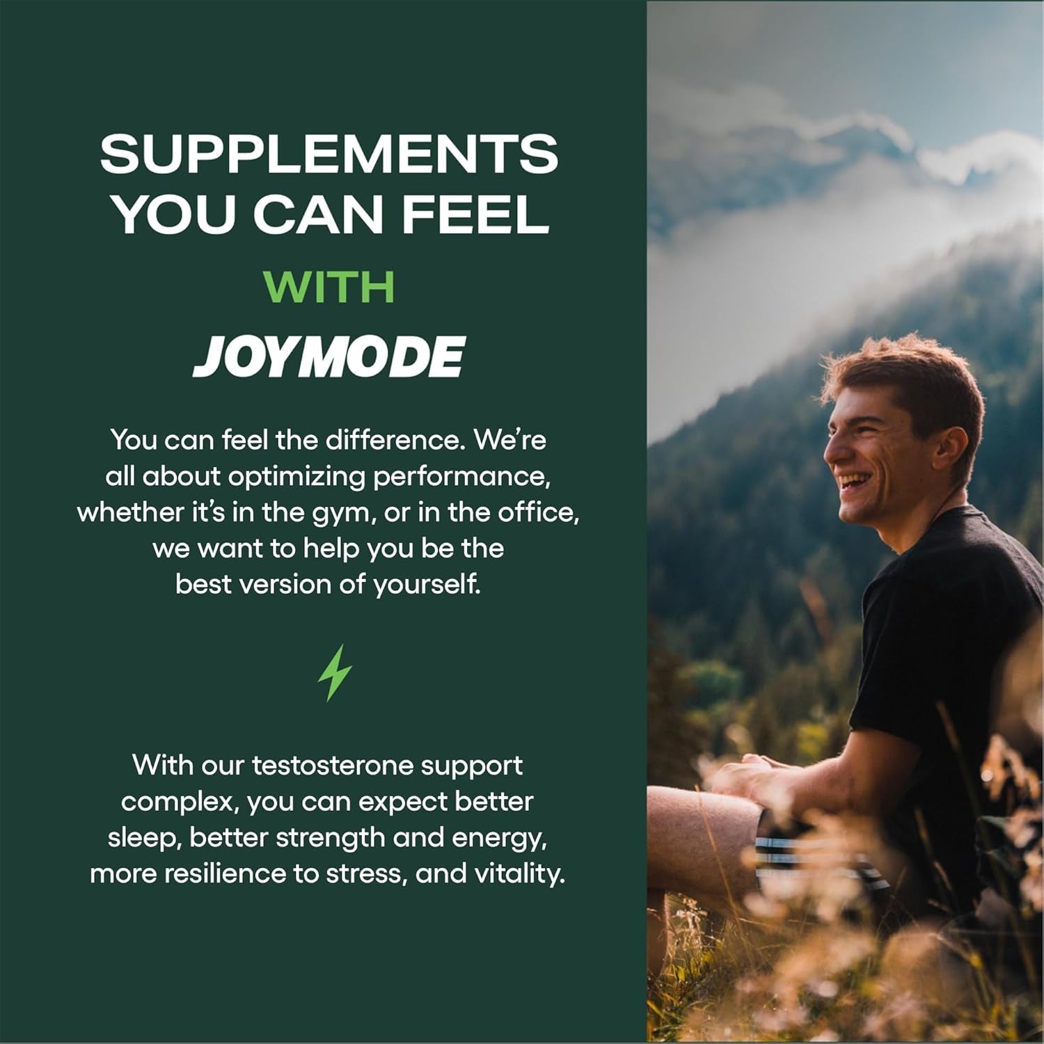 JOYMODE Testosterone Support Complex (90Ct) - Natural Supplement