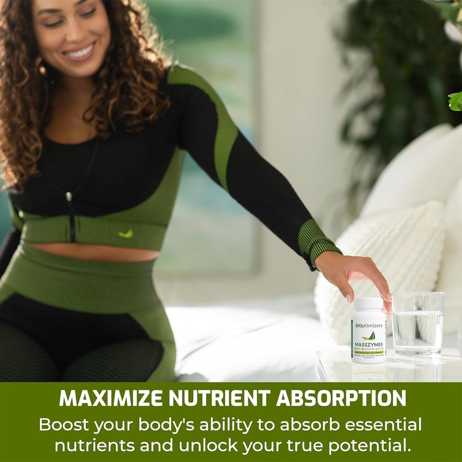 Bioptimizers Masszymes - Complete Digestive Enzymes Supplement for Gut Health (30 Capsules)