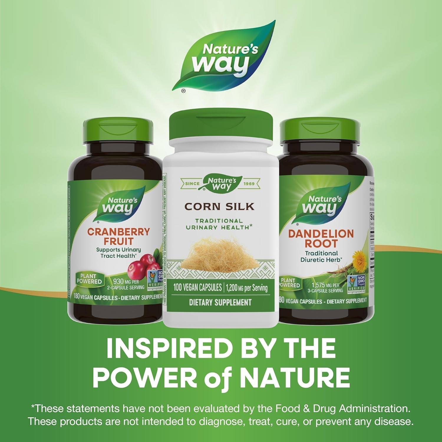Nature'S Way Corn Silk - 1,200 Mg per 3-Capsule Serving - Traditional Urinary Health Support - 100 Vegan Capsules
