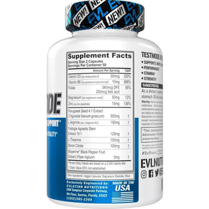 Evlution Nutrition Testmode - Complete Testosterone Support for Men’S Health & Vitality 50 Servings 
