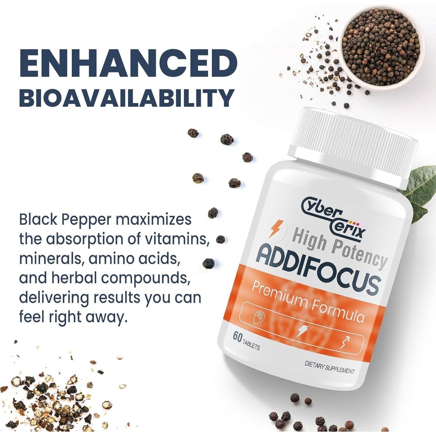 17-In-1 Brain Supplement for Memory and Focus - Nootropic Brain Supplement for Concentration, Clarity, Energy & Focus - 60 Tablets