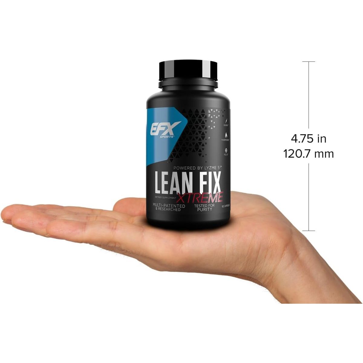 EFX Sports Lean Fix Xtreme - Weight Loss Supplement & Fat Burning Formula 90 Capsules - Suppviv