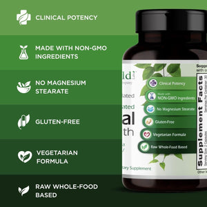 EMERALD LABS Adrenal Health - Stress Relief, Energy Support & Restorative Sleep 60 Capsules - Suppviv