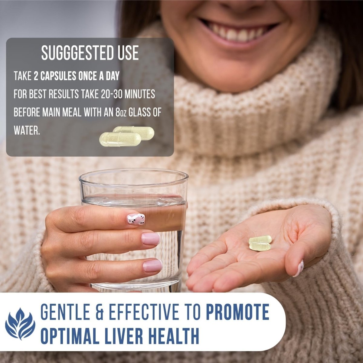 Enliven Liver Cleanse Detox & Repair Supplement (60 Capsules) - Suppviv