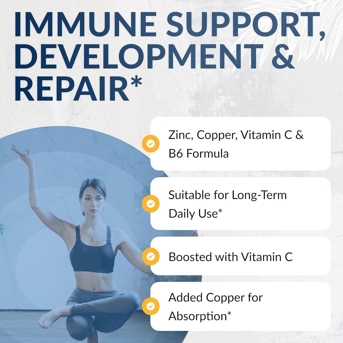 Equilife - Balanced Zinc, Immune Support Supplement, (60 Capsules) - Suppviv