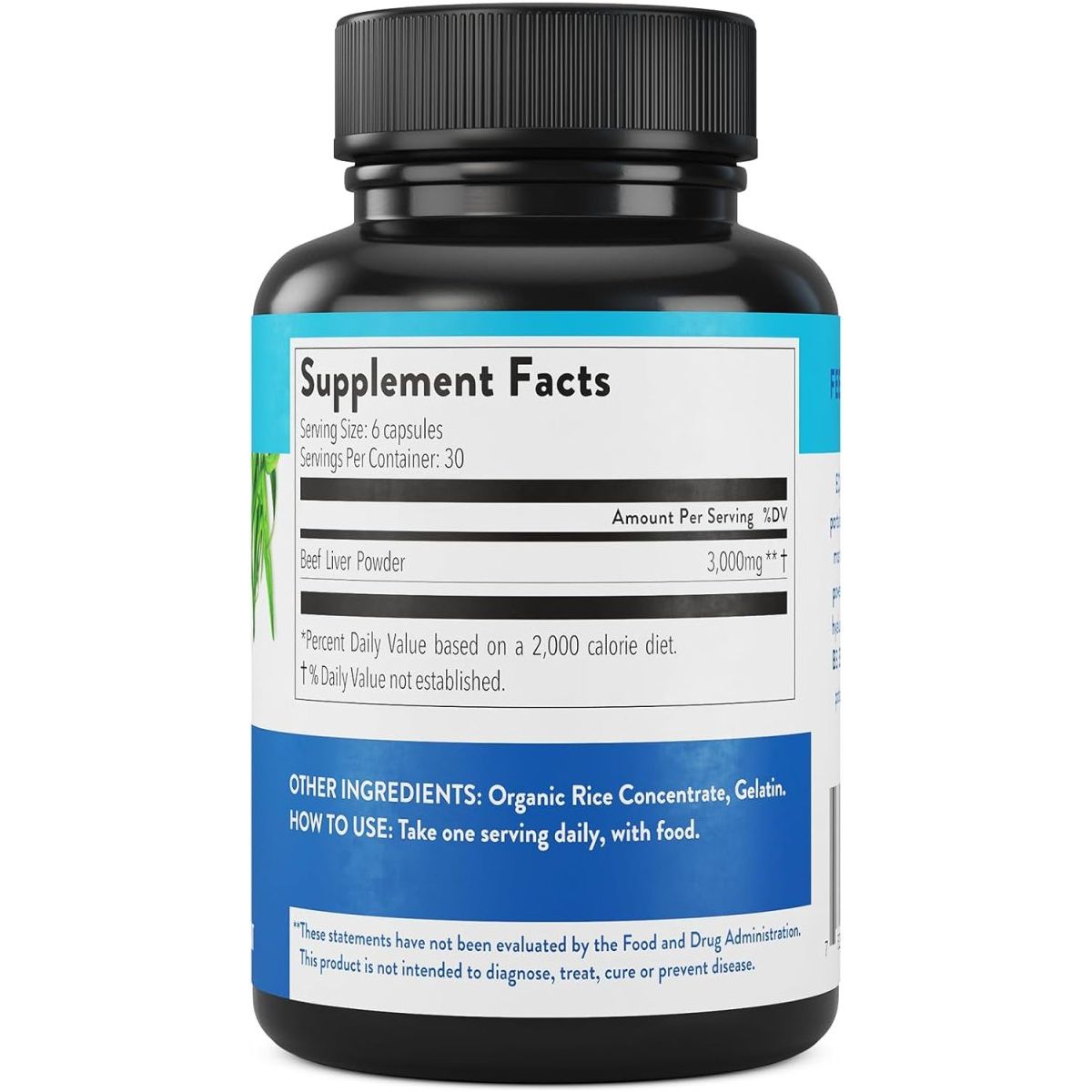 Equip Foods Grass - Fed Beef Liver Supplement (180 Capsules, 30 Servings) - Suppviv