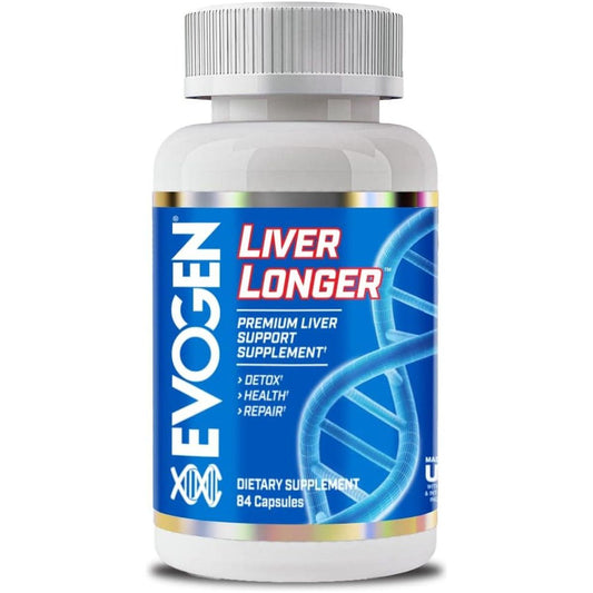 Evogen Liver Longer - Premium Liver Support Supplement 84 Capsules 1 PACK - Suppviv