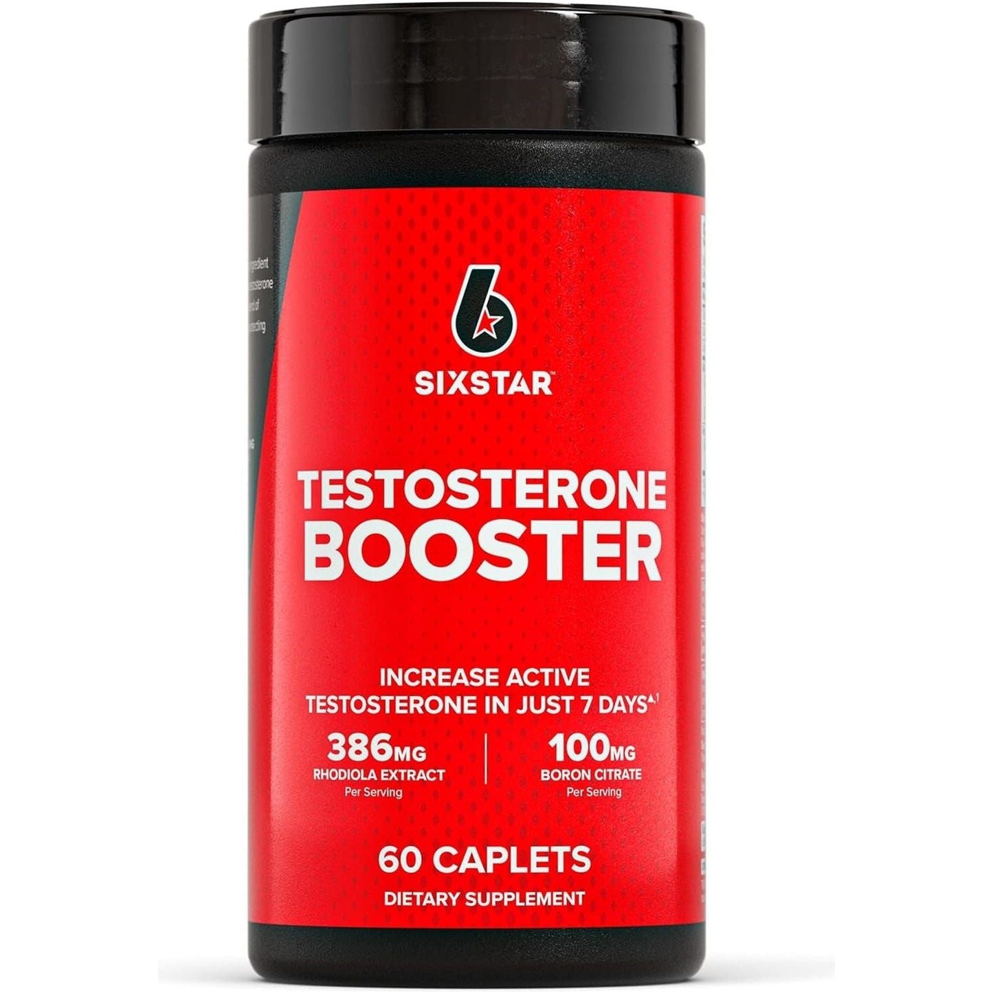 Six Star Nutrition Testosterone Booster for Men with Rhodiola Extract and Boron Citrate 60 Pills