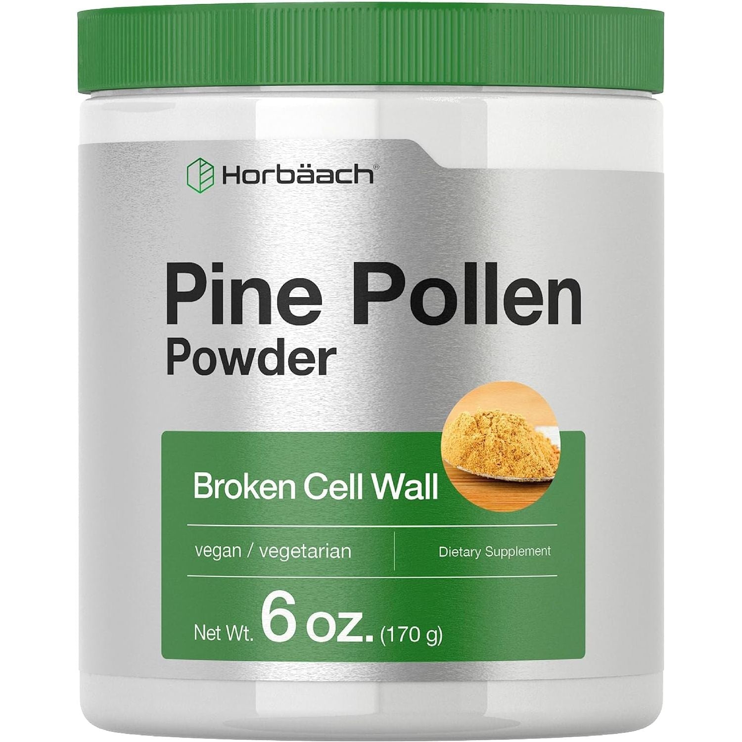 Horbäach Pine Pollen Powder | 6 Ounce | Nature'S Superfood 
