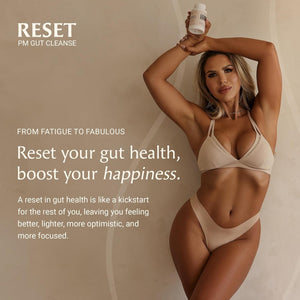 Paulina FITNESS Reset Overnight Digestive Aid, Bloating Relief, & Gut Health Supplement 90 Capsules
