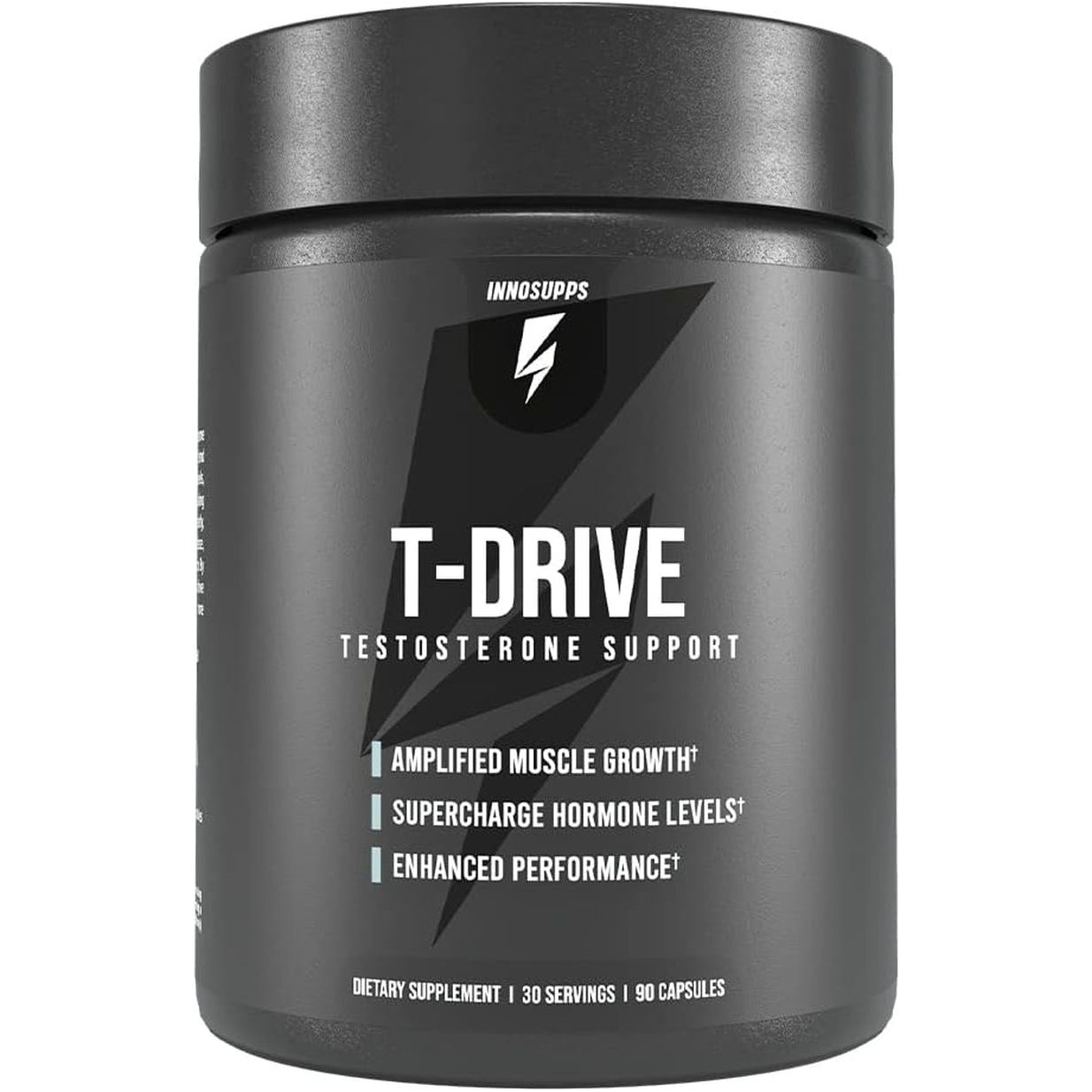 Innosupps : T-Drive | Testosterone Booster | Amplify Muscle Growth 90 Capsules