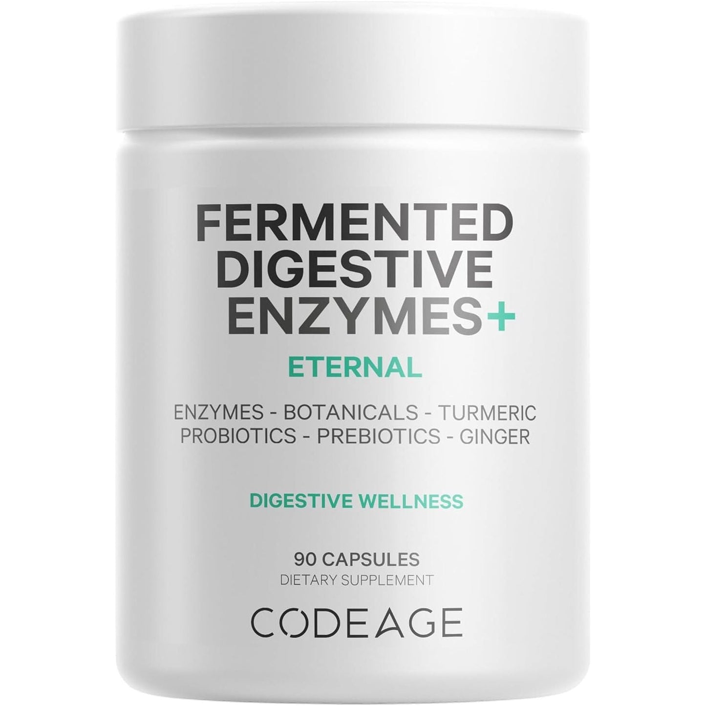Codeage Fermented Digestive Enzymes Supplement- 90 Servings
