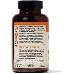 Naturewise Total Colon Care Herbal Cleanse - with Prebiotics, Botanicals, & Antioxidants 60 Capsules