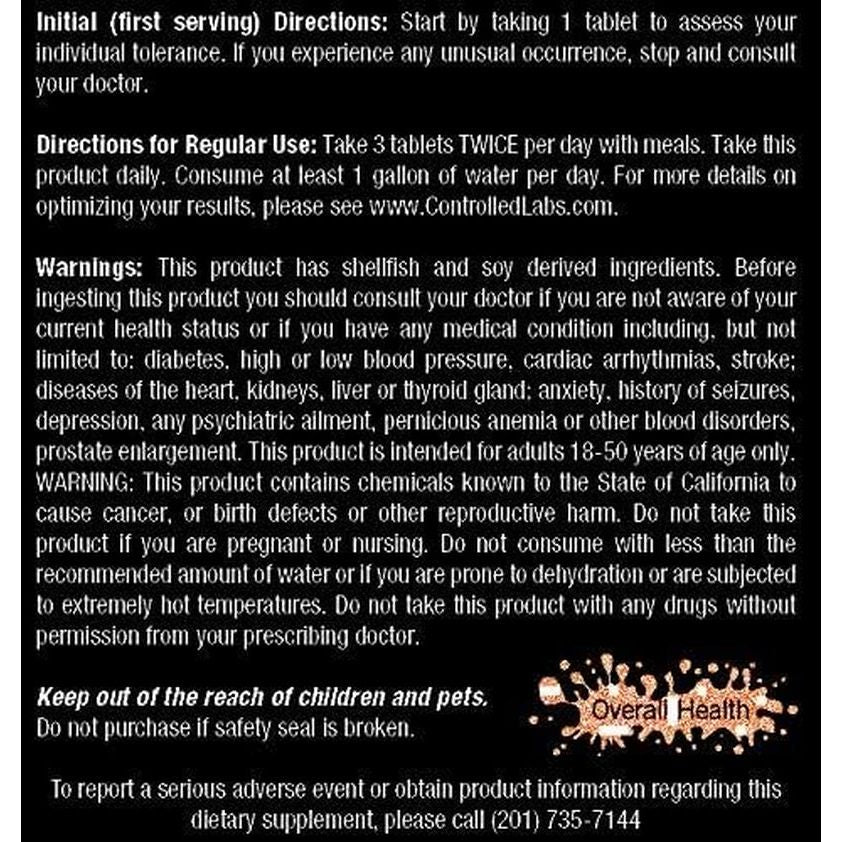 CONTROLLED LABS Orange Triad Daily Multivitamin for Workout, Digestion, Immune, and Joints, 45 Servings