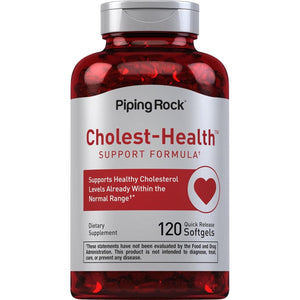 Piping Rock Cholesterol Health Supplement | 120 Softgels | Plant Sterols Formula